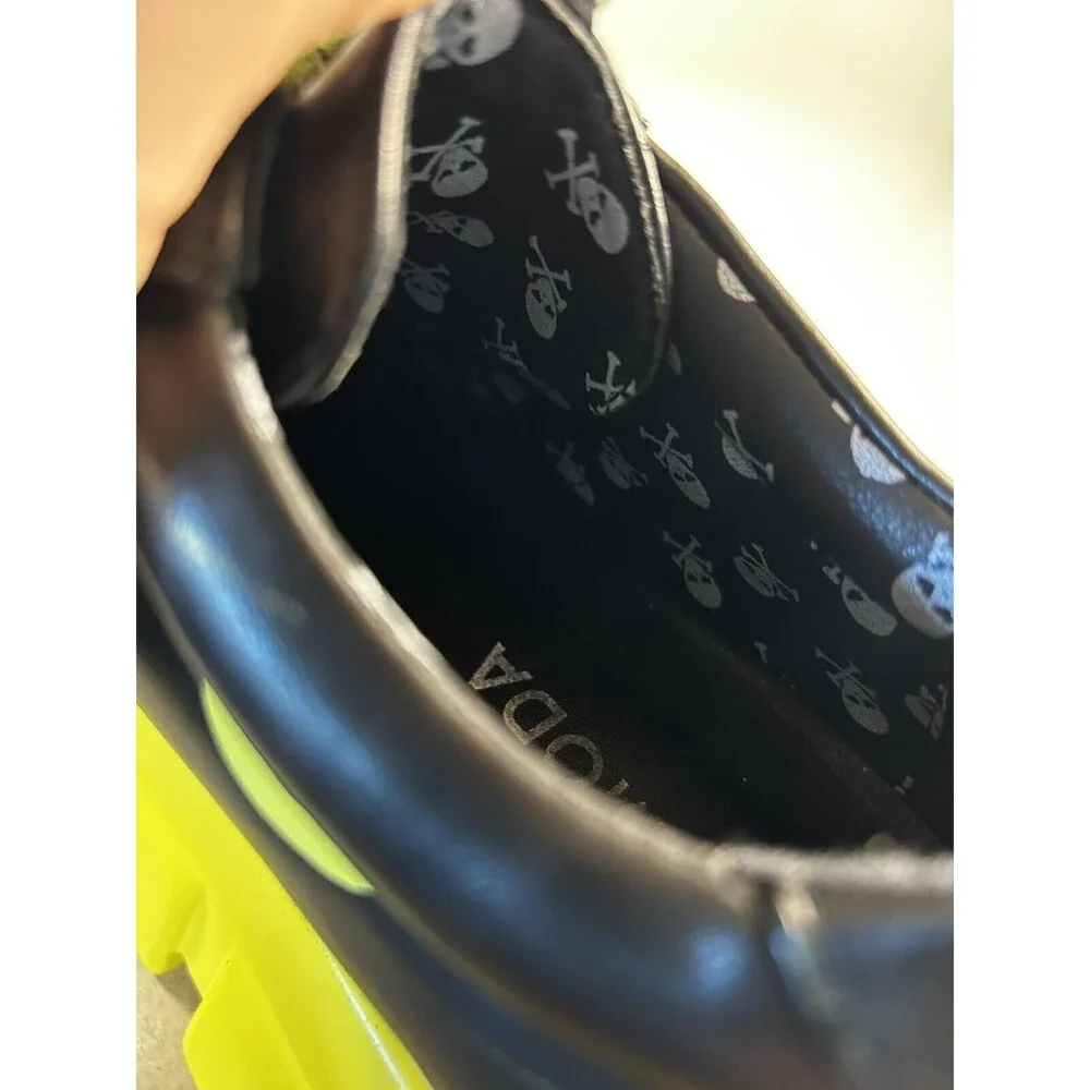 Lamoda Dolls Kill Smiley Face Platform Sneakers Women’s Size 8 Y2K Chunky Shoes - Picture 10 of 10